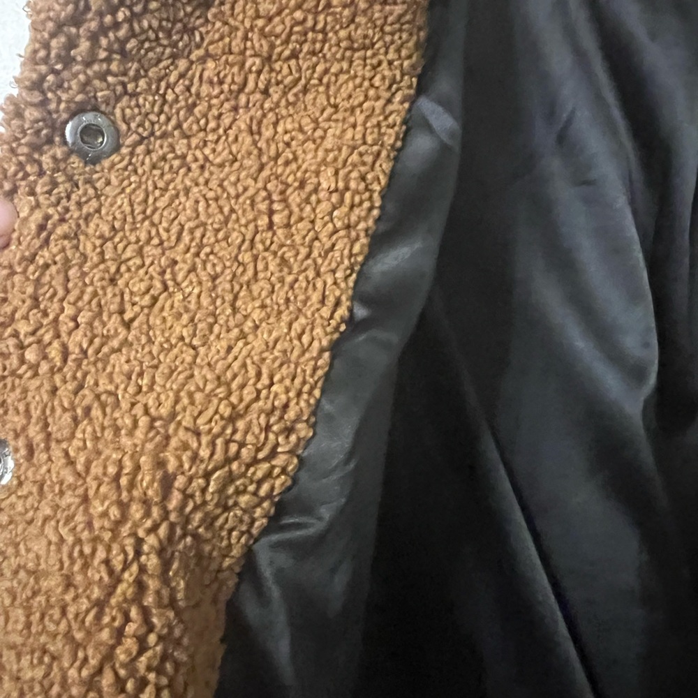 Brown and Black Varsity Jacket - Picture 5 of 7
